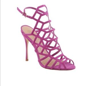 Schutz Juliana caged stiletto sandals size 5.5